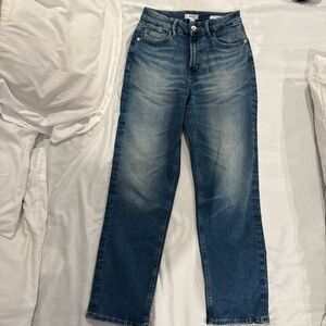 Forever 21 Blue Straight Leg Jeans